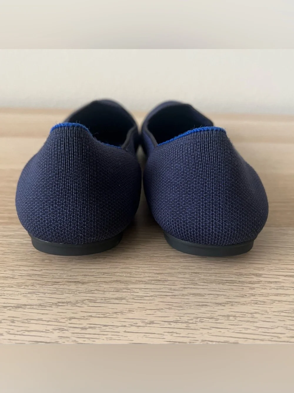 Rothy’s The Point Navy Knit Flats W10